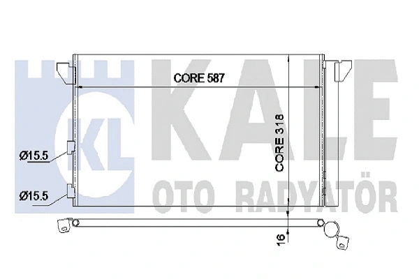Condenser, air conditioning (345675)