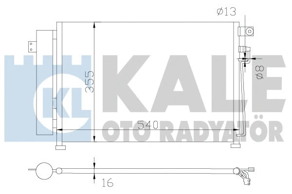 Condenser, air conditioning (343125)