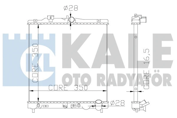 Radiator, engine cooling (368900)