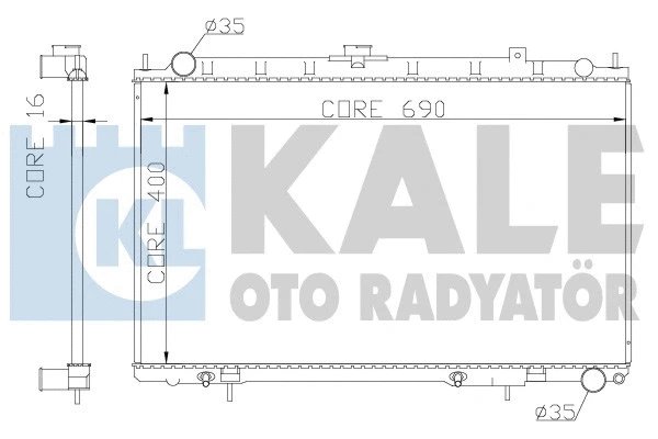 Radiator, engine cooling (342045)