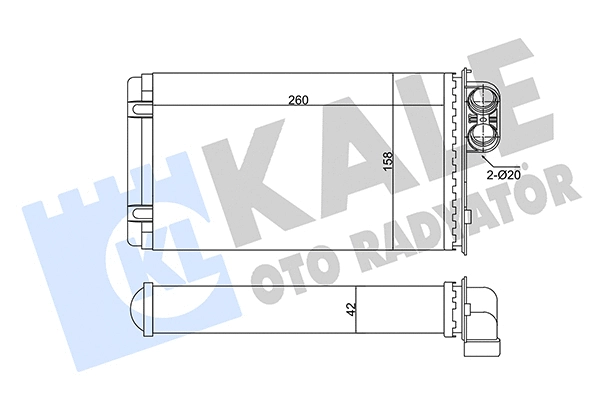 Heat Exchanger, interior heating (346425)