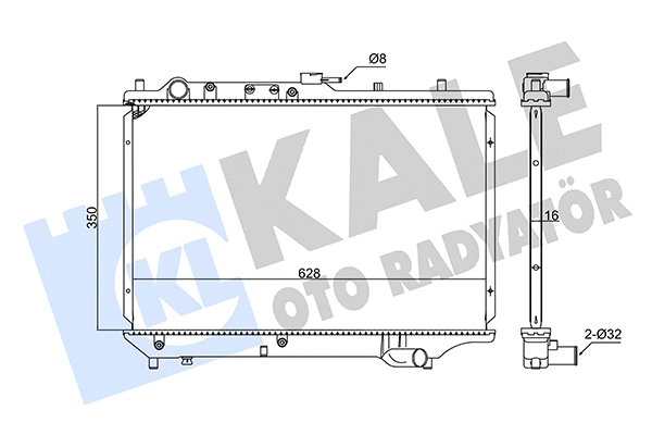 Radiator, engine cooling (347895)