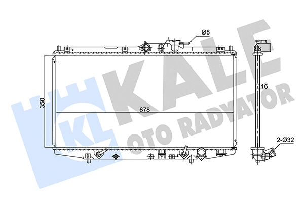 Radiator, engine cooling (347585)