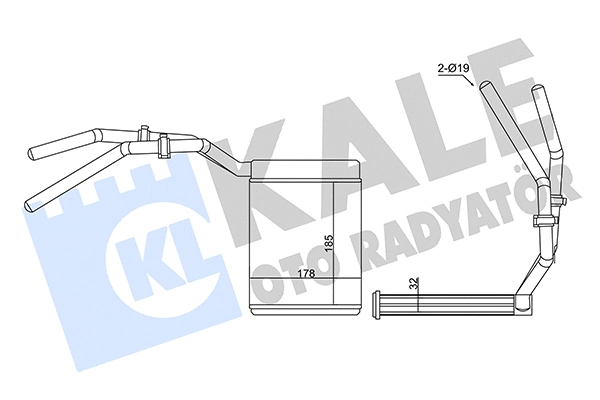 Heat Exchanger, interior heating (347390)