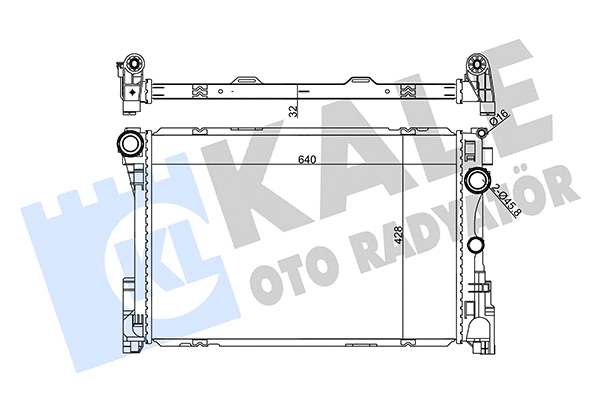Radiator, engine cooling (355655)