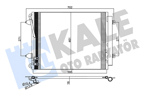 Condenser, air conditioning (376100)