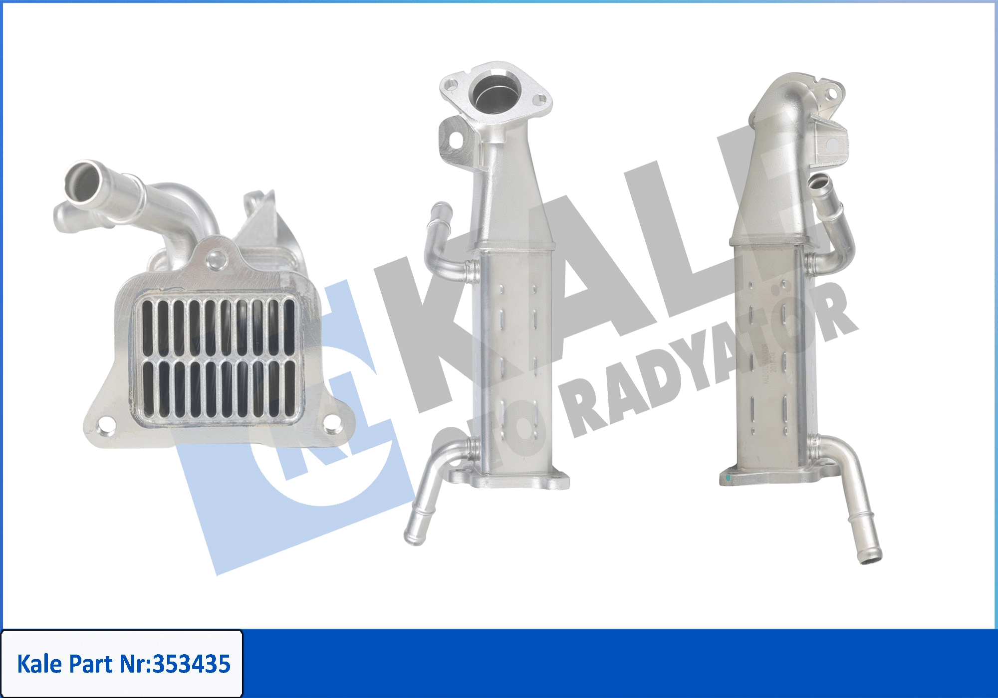 Cooler, exhaust gas recirculation (353435)