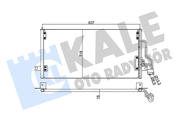 Condenser, air conditioning (345765)