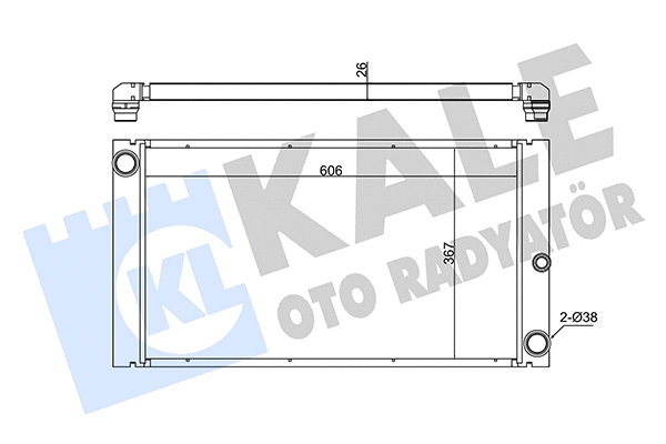 Radiator, engine cooling (348885)