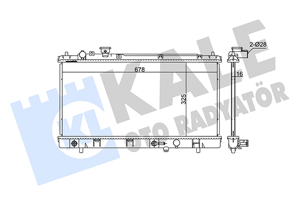 Radiator, engine cooling (349280)