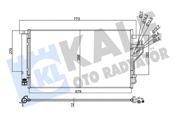 Condenser, air conditioning (353105)
