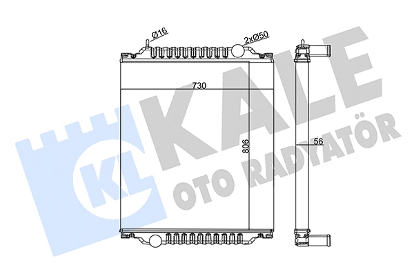 Radiator, engine cooling (299000)