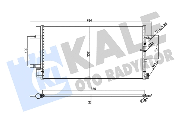 Condenser, air conditioning (357770)