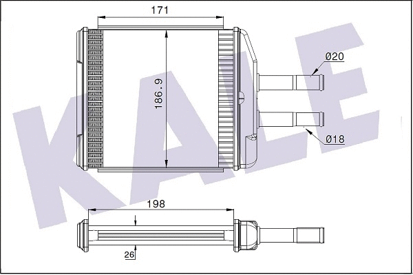 Heat Exchanger, interior heating (347345)