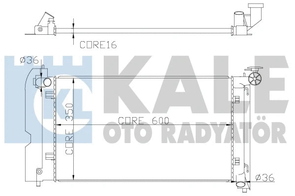 Radiator, engine cooling (366800)