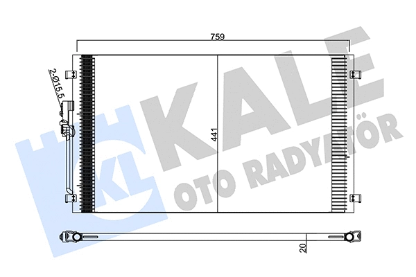Condenser, air conditioning (345205)