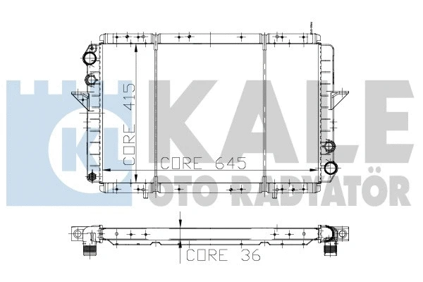 Radiator, engine cooling (153699)
