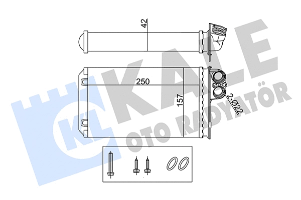 Heat Exchanger, interior heating (355260)