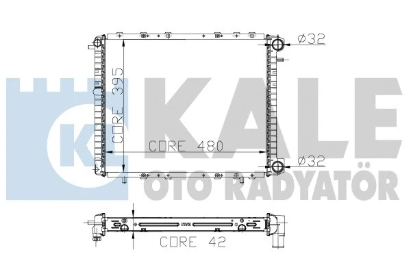 Radiator, engine cooling (214900)