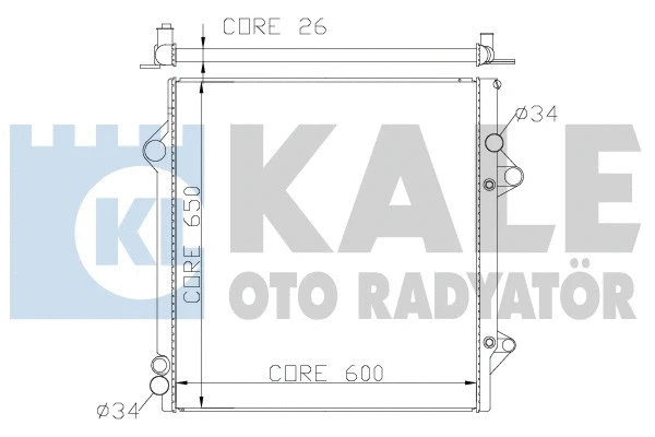 Radiator, engine cooling (342180)