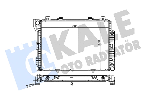 Radiator, engine cooling (360200)