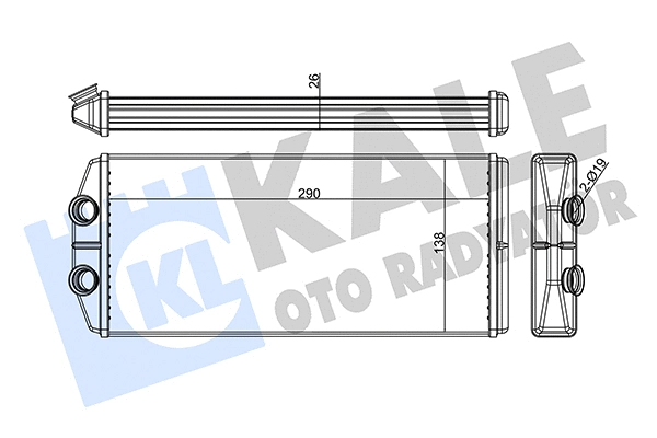 Heat Exchanger, interior heating (346490)