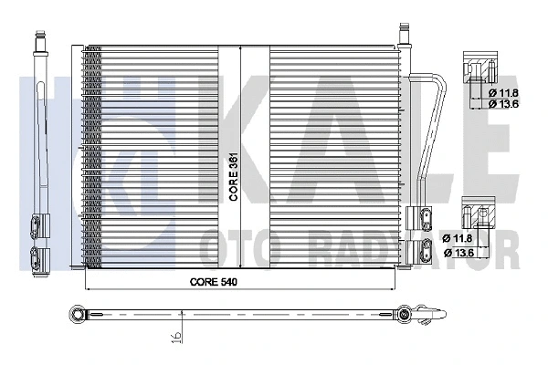 Condenser, air conditioning (378800)