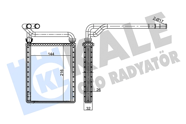 Heat Exchanger, interior heating (347135)