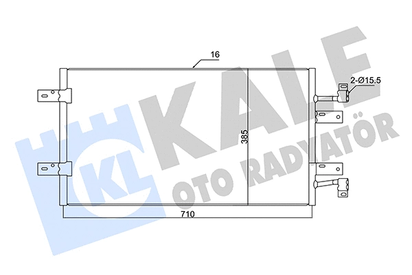 Condenser, air conditioning (350720)