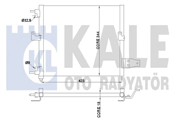 Condenser, air conditioning (350610)