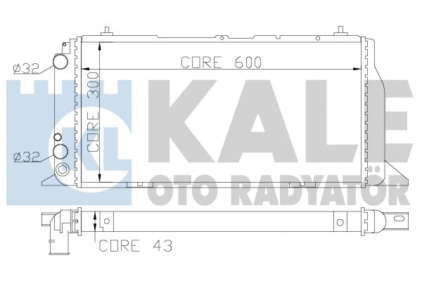 Radiator, engine cooling (367300)