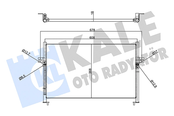 Condenser, air conditioning (358455)