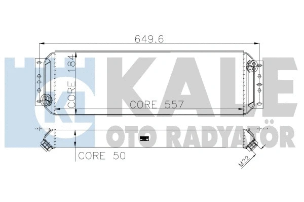 Oil Cooler, engine oil (330900)