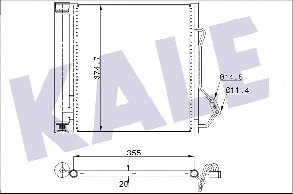 Condenser, air conditioning (352620)