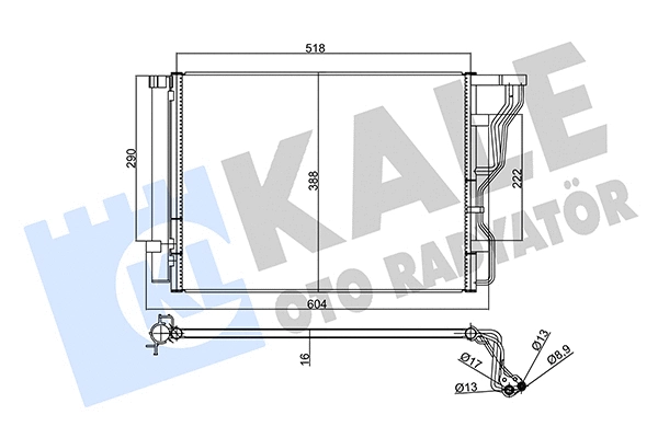Condenser, air conditioning (358730)