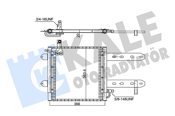 Condenser, air conditioning (350710)