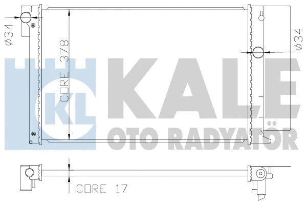 Radiator, engine cooling (371900)