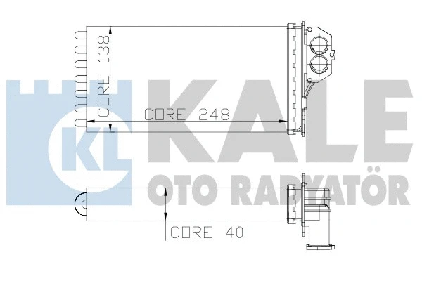 Heat Exchanger, interior heating (319000)