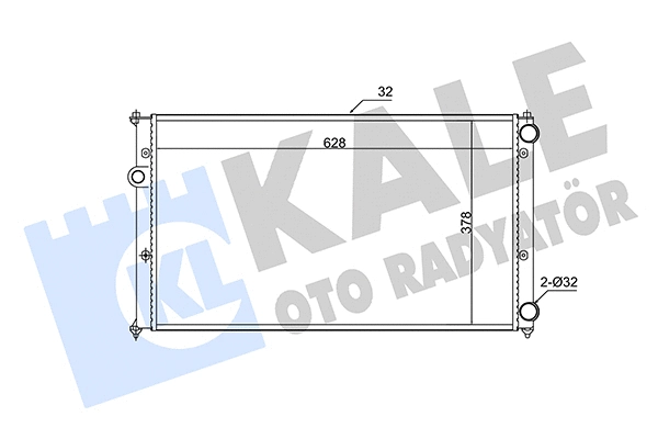 Radiator, engine cooling (346055)