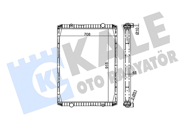 Radiator, engine cooling (351360)
