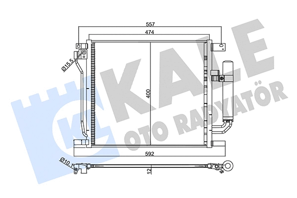 Condenser, air conditioning (358070)
