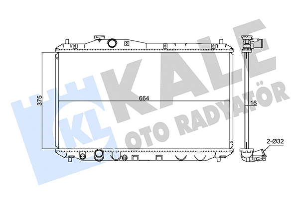 Radiator, engine cooling (347550)