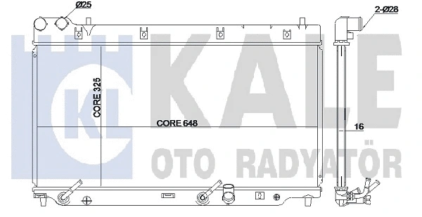 Radiator, engine cooling (349800)
