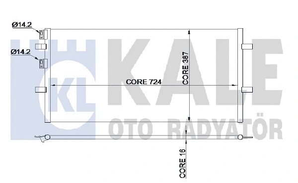Condenser, air conditioning (345390)
