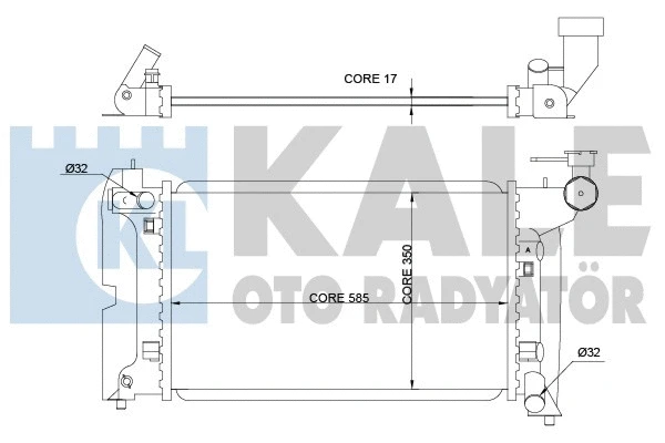 Radiator, engine cooling (366900)