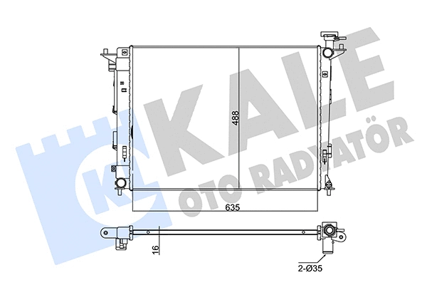 Radiator, engine cooling (346145)