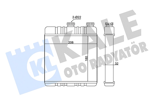 Heat Exchanger, interior heating (347115)