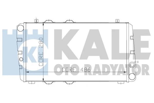 Radiator, engine cooling (164600)