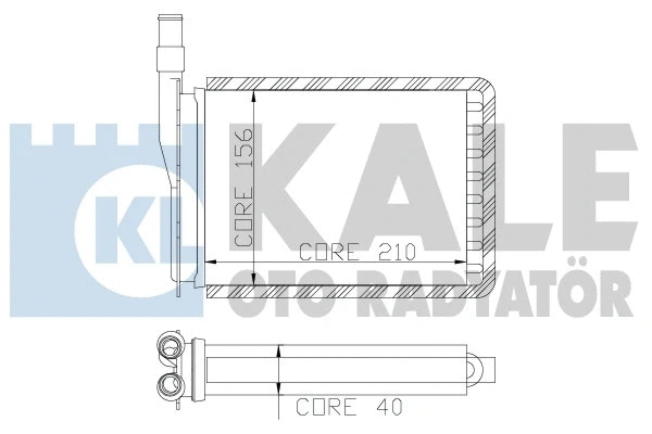 Heat Exchanger, interior heating (110100)