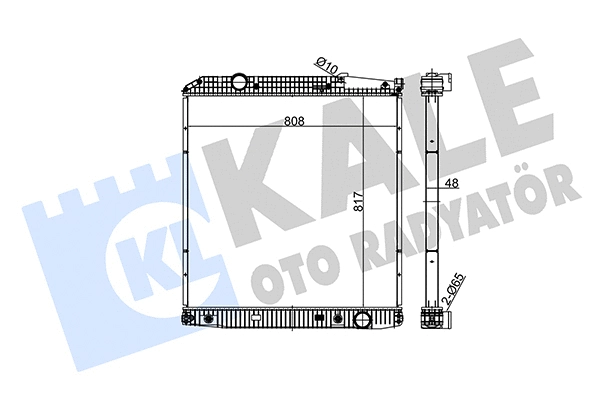 Radiator, engine cooling (349530)